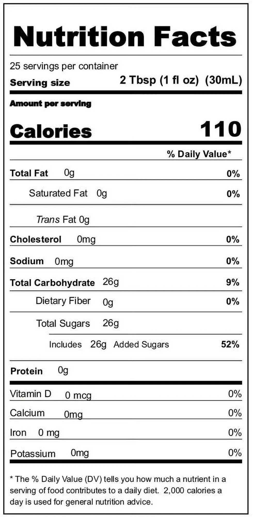 DaVinci Gourmet Naturals Vanilla Syrup, 750 ml