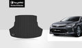 ToughPRO - Trunk Mat Compatible with Toyota Camry - All Weather Heavy Duty (Made in ) - Black Rubber - 2019 (Not for Hybrid - Non-Plug-in Standard)