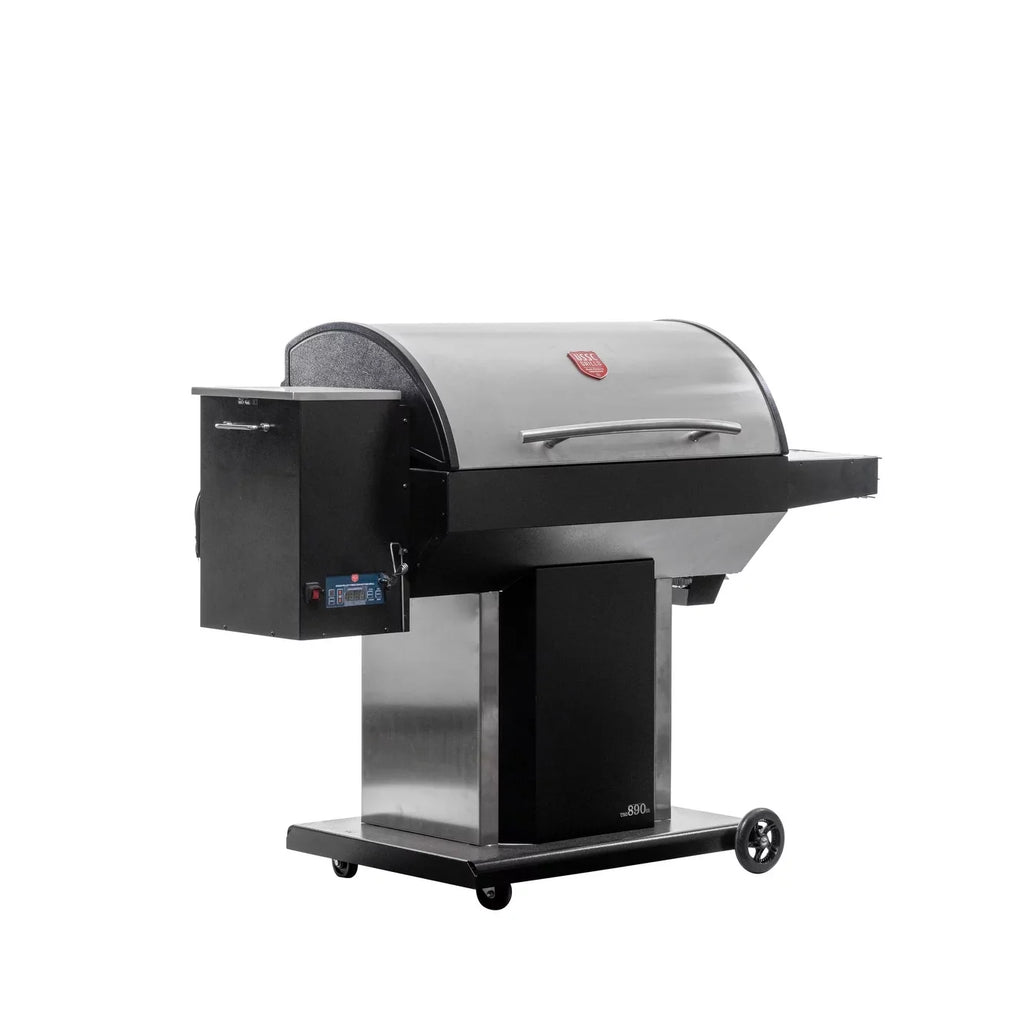 Grills  890 sq in. Stainless Steel Wood Pellet Grill & Smoker