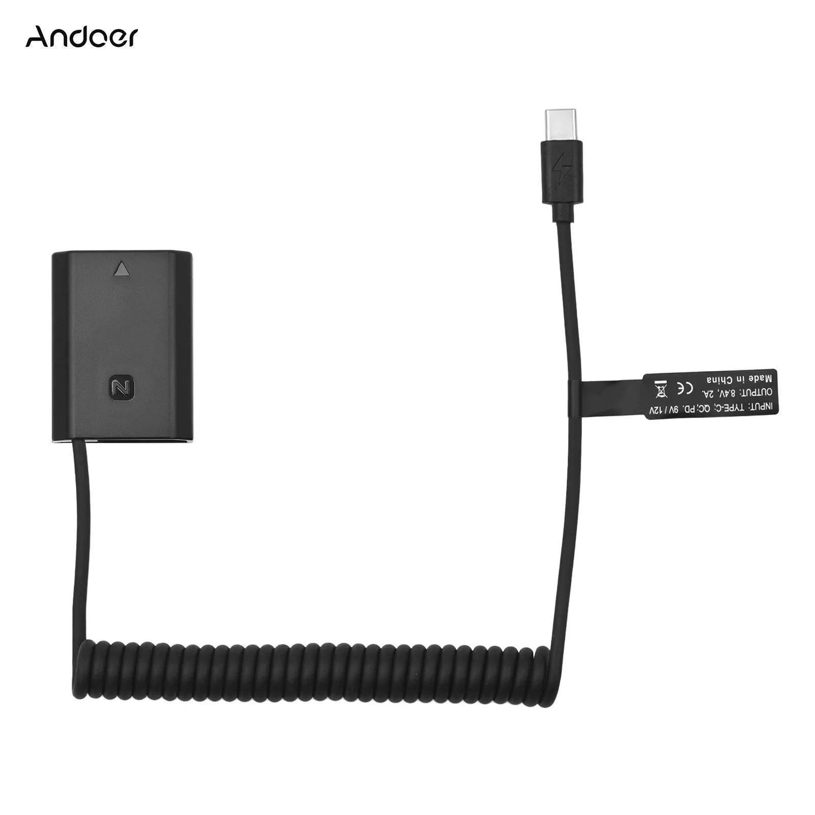Andoer Adapter,A9ii A9r A9s Coupler Adapter With Battery Usb-c Coupler A7riii A7riv  A7riv  A9iiCable  Adapter With Usb Cable  A7c A7iii A7siii A7riii Usb Type-cMashem