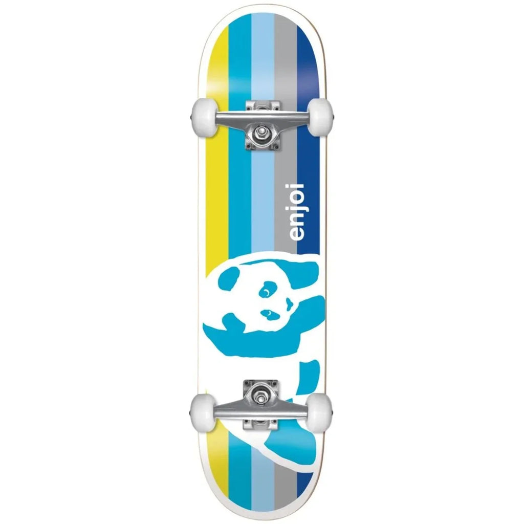 enjoi Negative Space Blue 7.0 First Push Complete Skateboard
