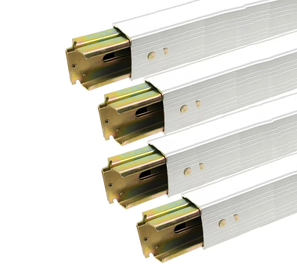 (4 Pack) 92"- 103" Adjustable Aluminum -Track Decking/Shoring Beams | Cargo Load Lock Bars for Enclosed Trailers, Trucks, Vans, with The  Track Tie-Down System