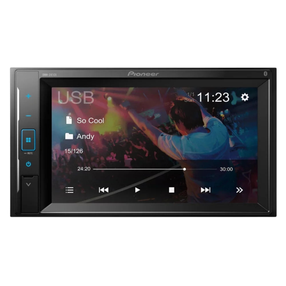 New Pioneer -241EX 6.2" Multimedia Receiver (Does Not Play CDs) w/ Bullet Camera