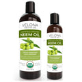 Velona Neem Oil  Certified Organic - 24 oz | 100% Pure and Natural Carrier Oil | Virgin, Unrefined, Cold Pressed | Hair, Body and Skin Care | Use Today - Enjoy Results