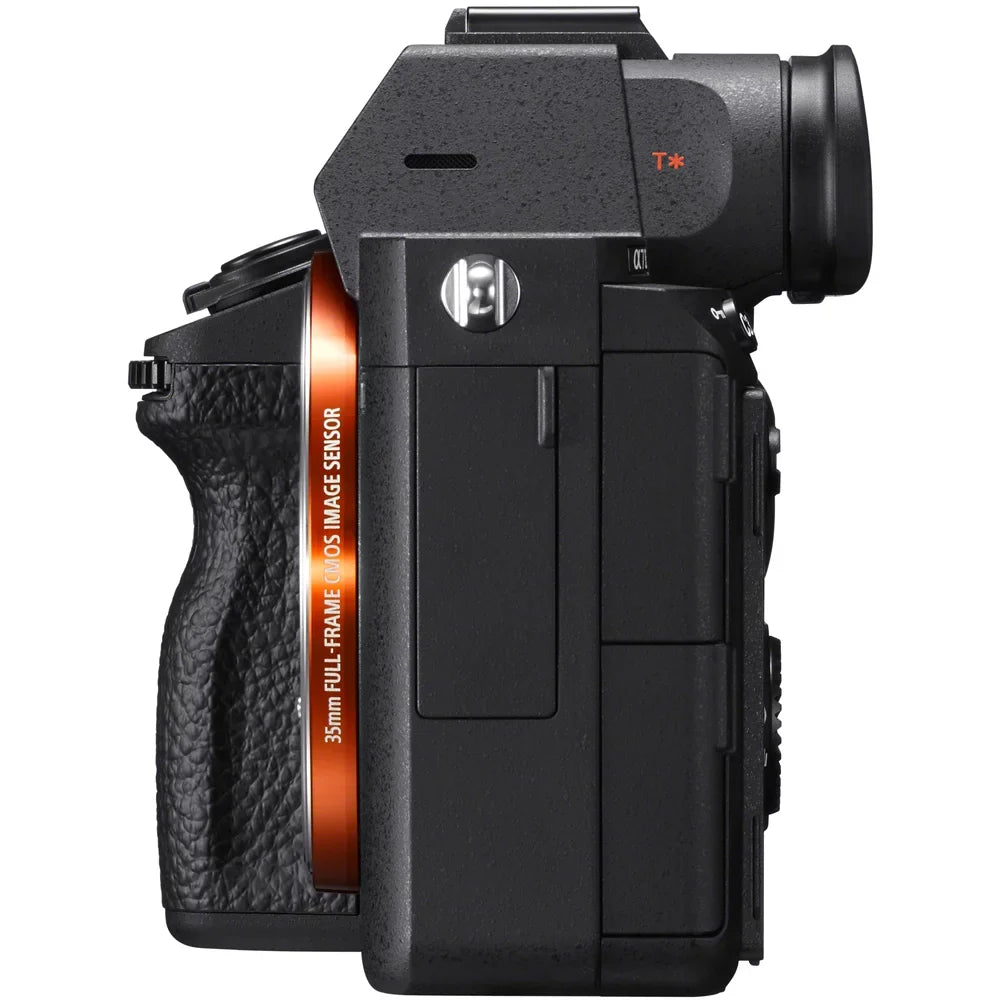 Sony a7III 24.2MP Full Frame Mirrorless Interchangeable Lens Camera Body + 64GB Memory & Flash a7III Accessory Bundle