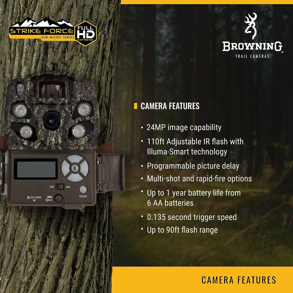 Browning Strike Force Full  Extreme Trail Camera  Card Sold Separately