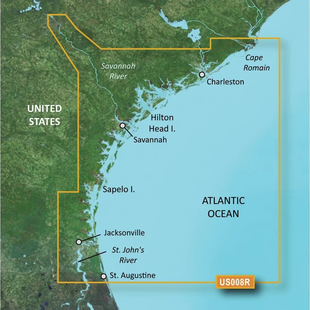Garmin BlueChart® g3 Vision®  -  - Charleston to Jacksonville - microSD™/™