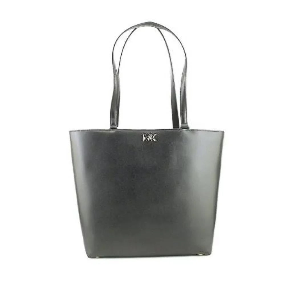 Michael Kors Mott Medium Leather Tote Black