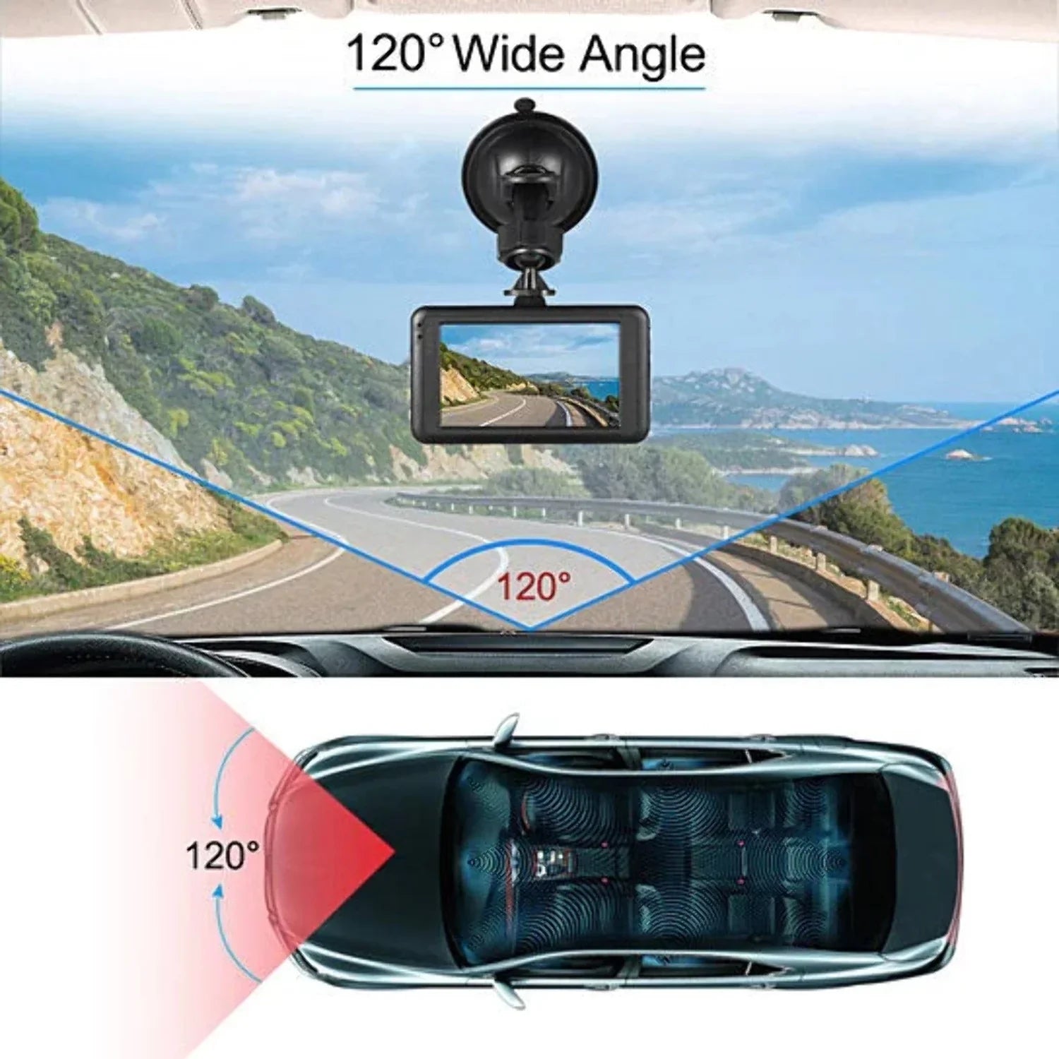 Black Box Dash Cam 1080P -Sensor Looping Car Camera