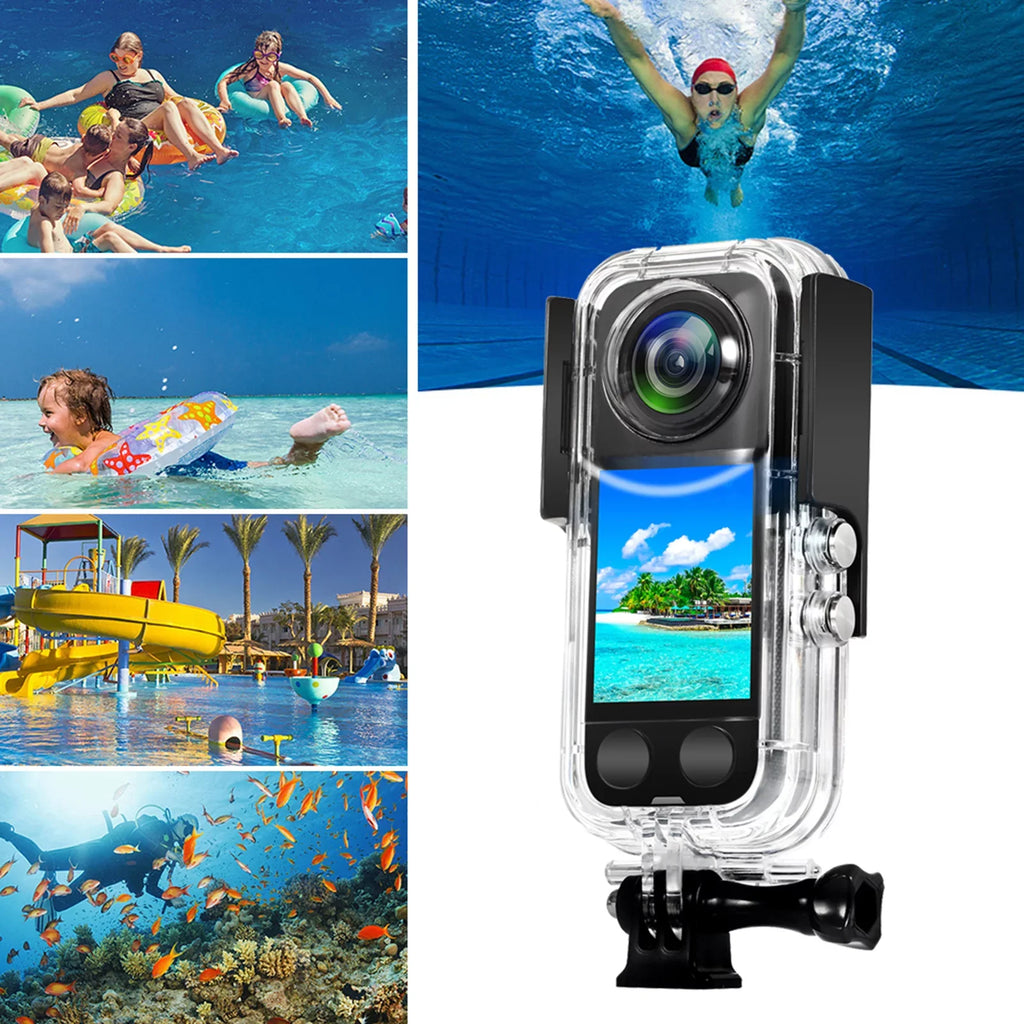 ametoys Panoramic Dive Case Waterproof Case Diving Housing Underwater 40M Replacement for