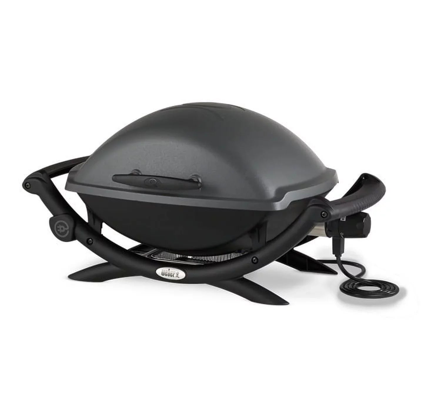Weber  2400 Electric Grill (Black) with Grill Cover and Cart Bundle