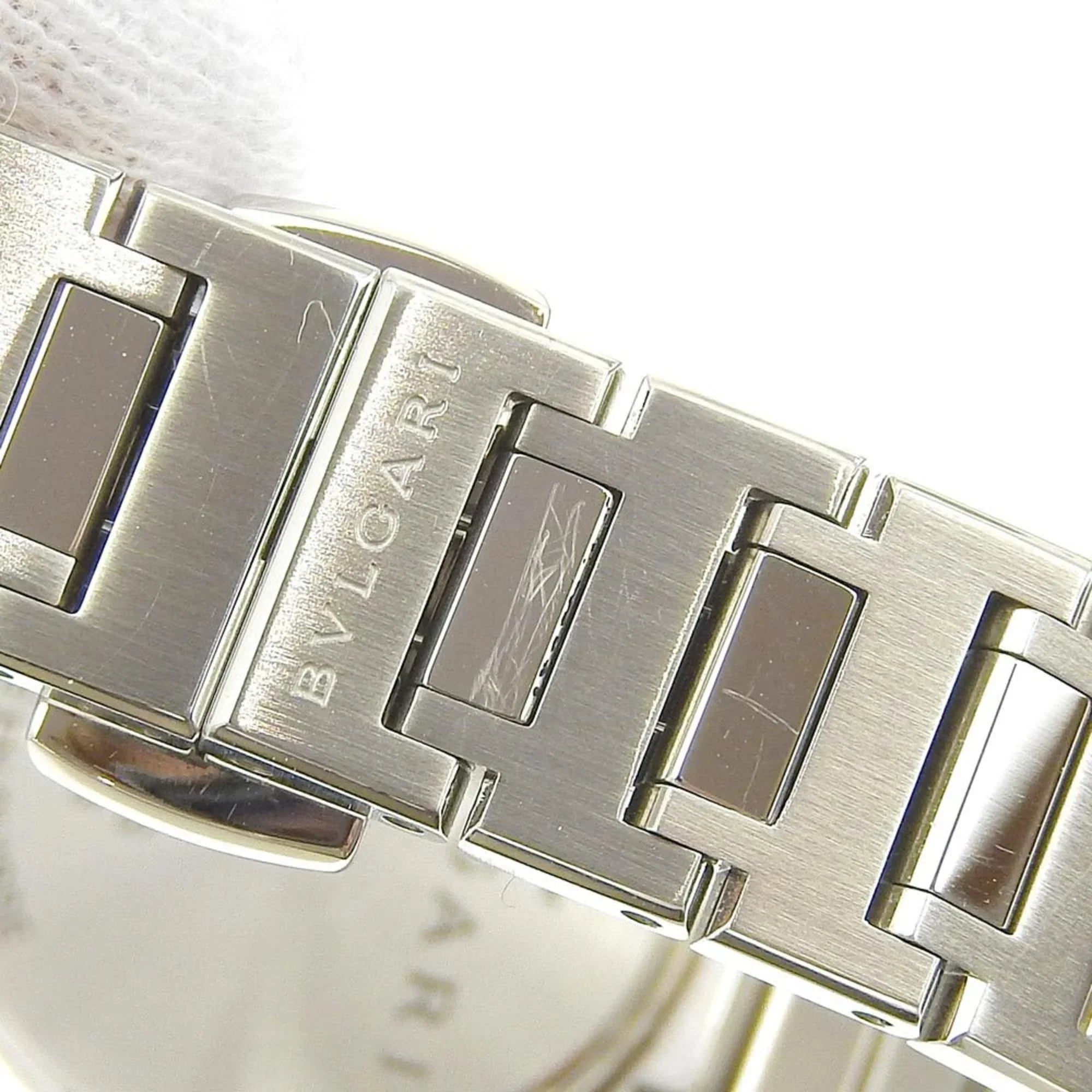 Pre-Owned Bulgari  Battery Watch 12P Diamond Mother of Pearl Shell Dial  103095 (Like New)
