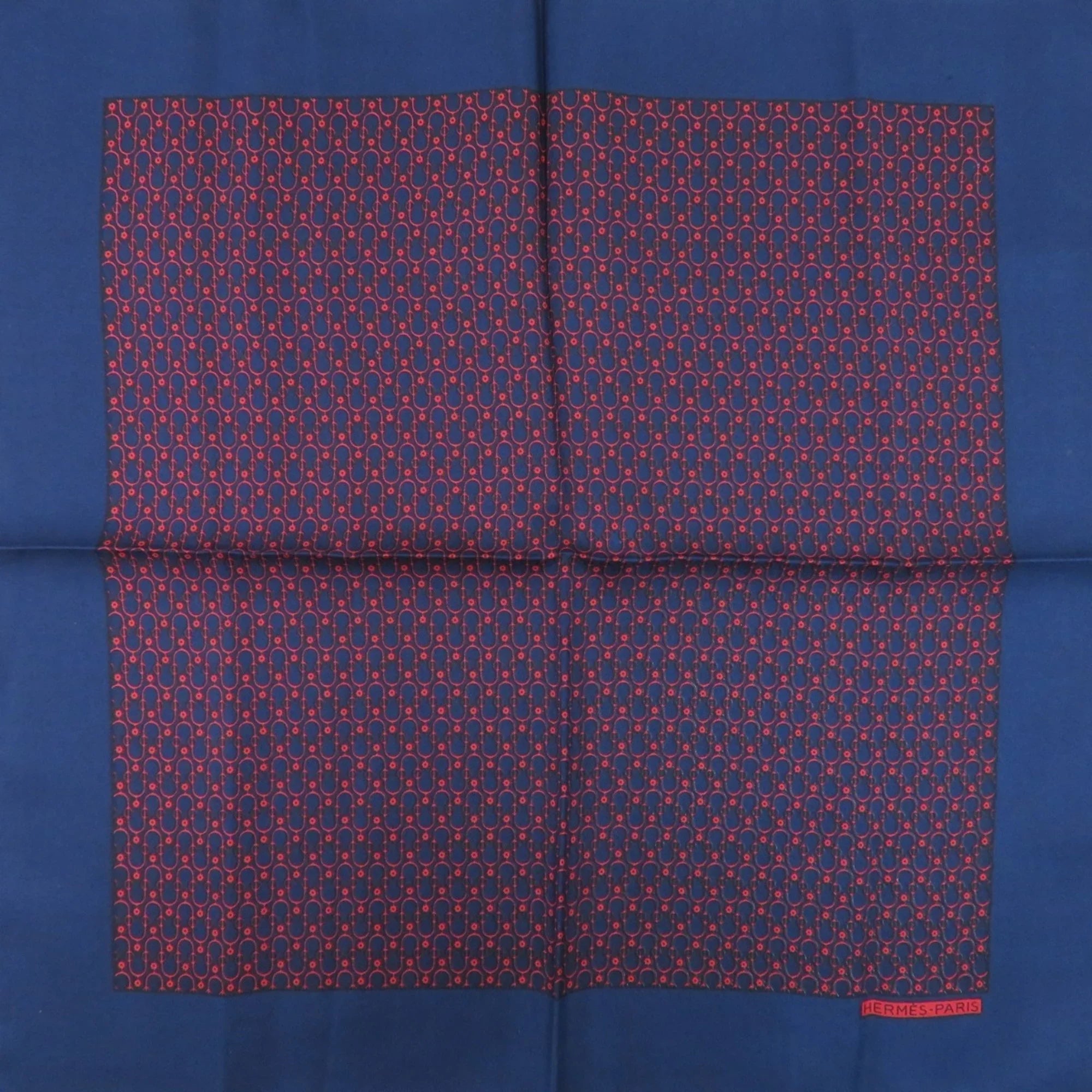 Pre-Owned Hermes Carré 45 neckerchief scarf muffler silk ladies  (Good)