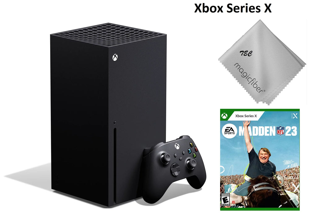 Newest Microsoft- Xbox -Series- -- Gaming Console - 1TB  Black With Madden  23 Game Bundle