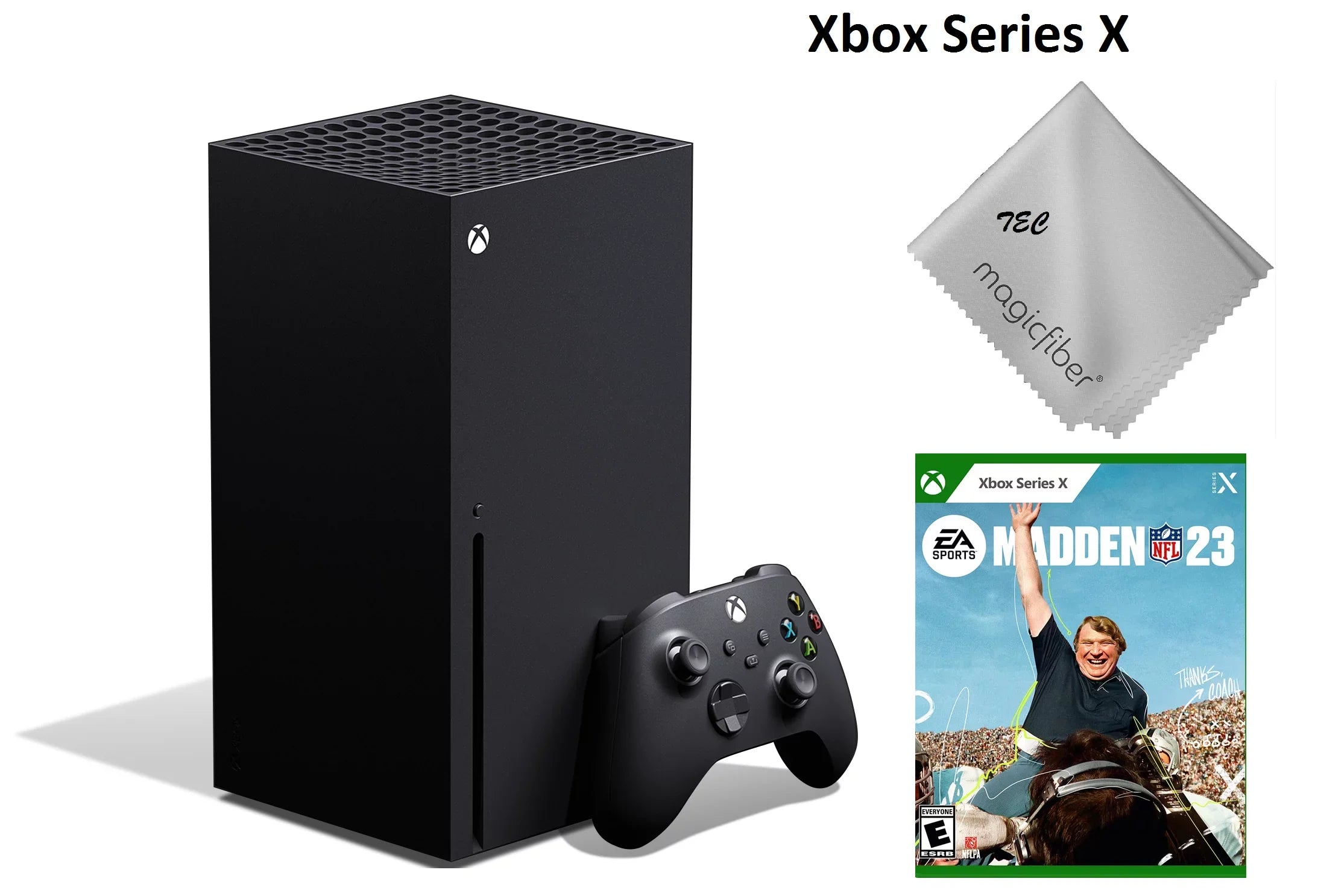 Newest Microsoft- Xbox -Series- -- Gaming Console - 1TB  Black With Madden  23 Game Bundle