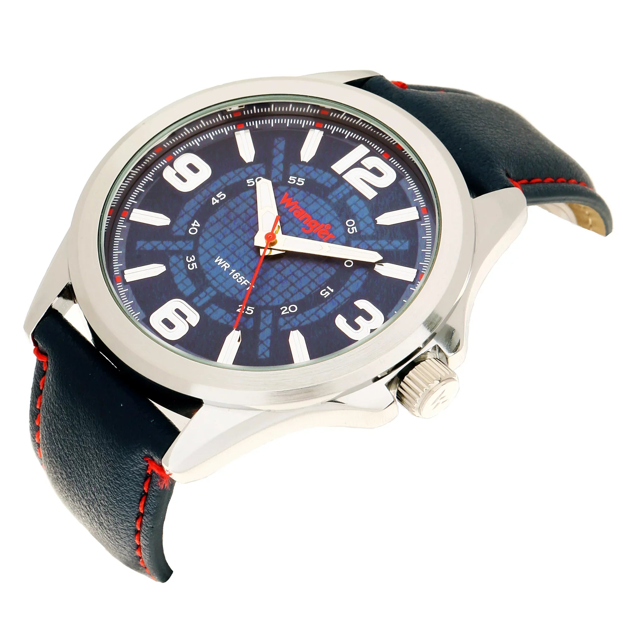 Wrangler 48mm Blue Dial, Blue Strap Watch