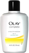 Complete All Day  Moisturizer  15, Sensitive Skin 4 oz (Pack of 3)