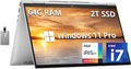 Envy x360 2-in-1 15.6"  Touchscreen Laptop, Intel Core i7-1260p, 64GB , 2TB , Backlit ,  Webcam, Intel Iris Xe Graphics, Wi-Fi, Bluetooth, Win 11 Pro, Silver, 32GB  Card