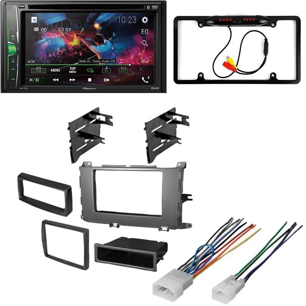 Bundle for 2011-2014 Toyota Sienna Van / Pioneer -241EX Double  Car Stereo with Bluetooth/Backup Camera/Installation Kit/in-Dash / / 6.2" Touchscreen Digital Media Receiver