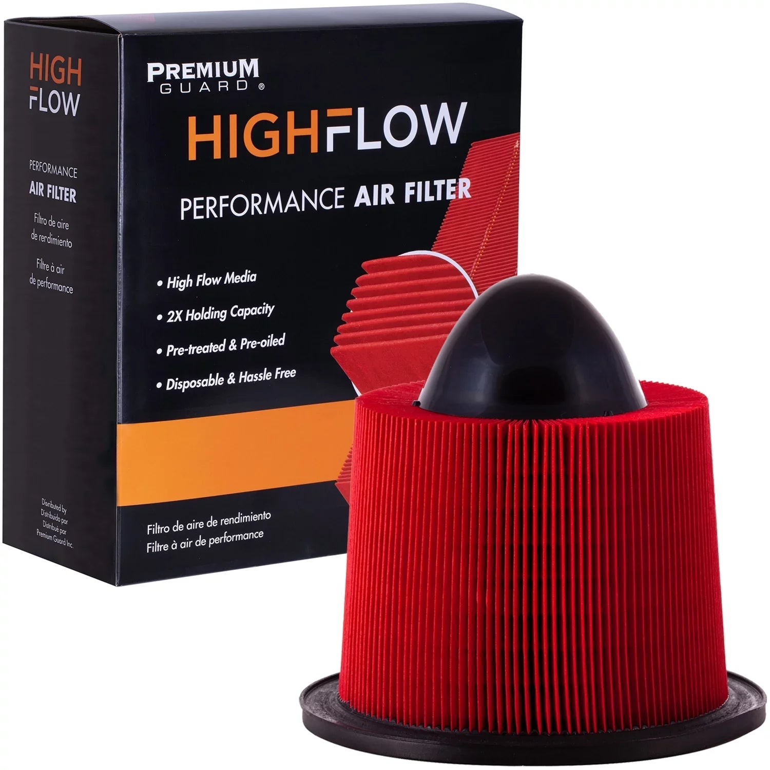 , High Performance, Disposable Engine Air Filter | Fits 1997-10 Ford -150, 1999-16 -250, -350 Super Duty, 1997-04 Expedition, 1996-04 Mustang, 1998-04 Lincoln Navigator