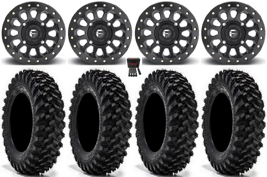 Fuel Vector Bdlk 14" Wheels Bk 32" Warrior  Sticky  Tires Sportsman  Ranger