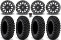 Fuel Vector Bdlk 14" Wheels Bk 32" Warrior  Sticky  Tires Sportsman  Ranger