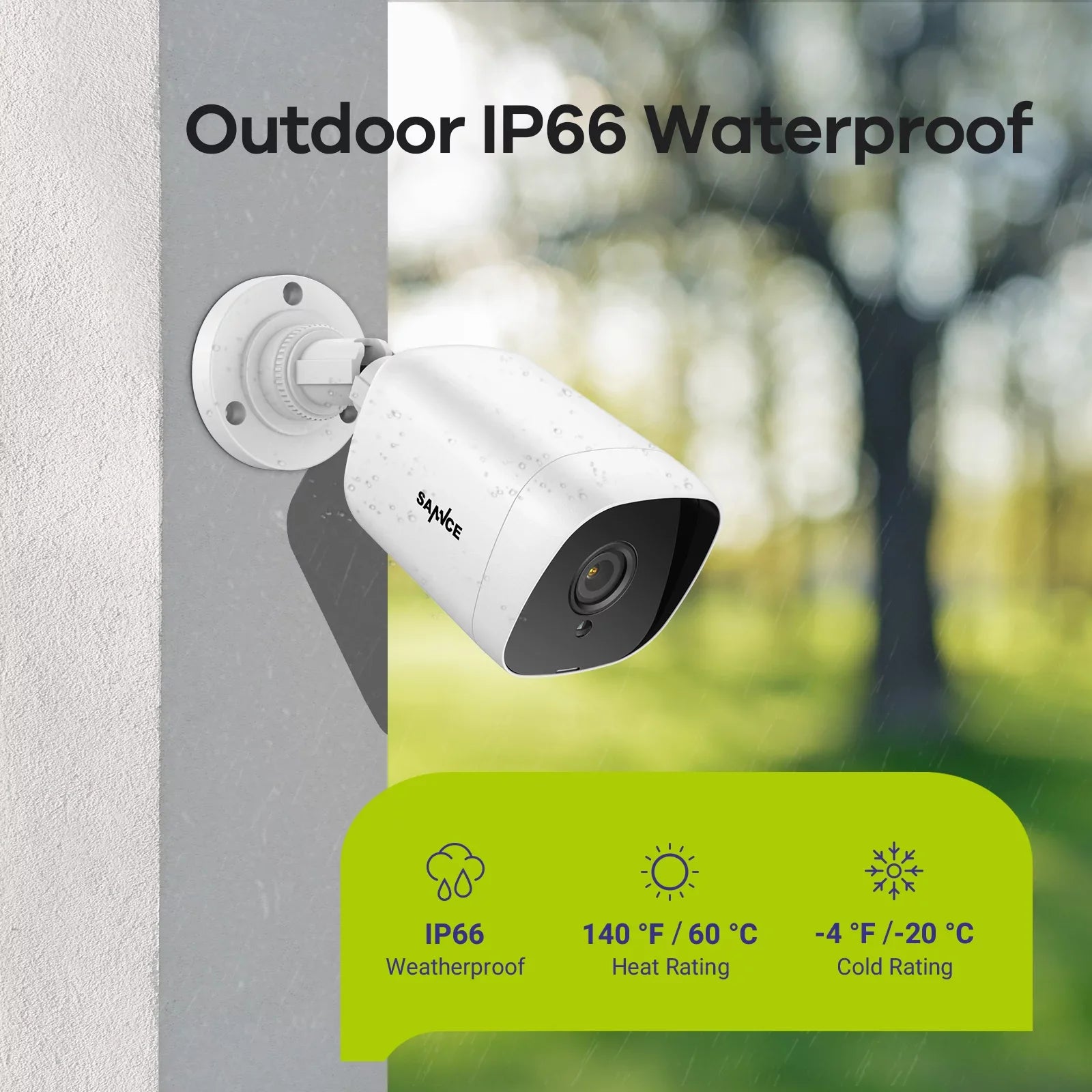 4PCS 2MP Full  Wired Outdoor  Security Camera for  Security Camera System with  Waterproof 100 ft Night Vision