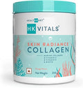 HealthKart  Vitals Skin Radiance Collagen Supplement, with Biotin, Vitamin , , and Sodium Hyaluronate, for Healthy Skin, Hair & Nails, Orange, 200 g