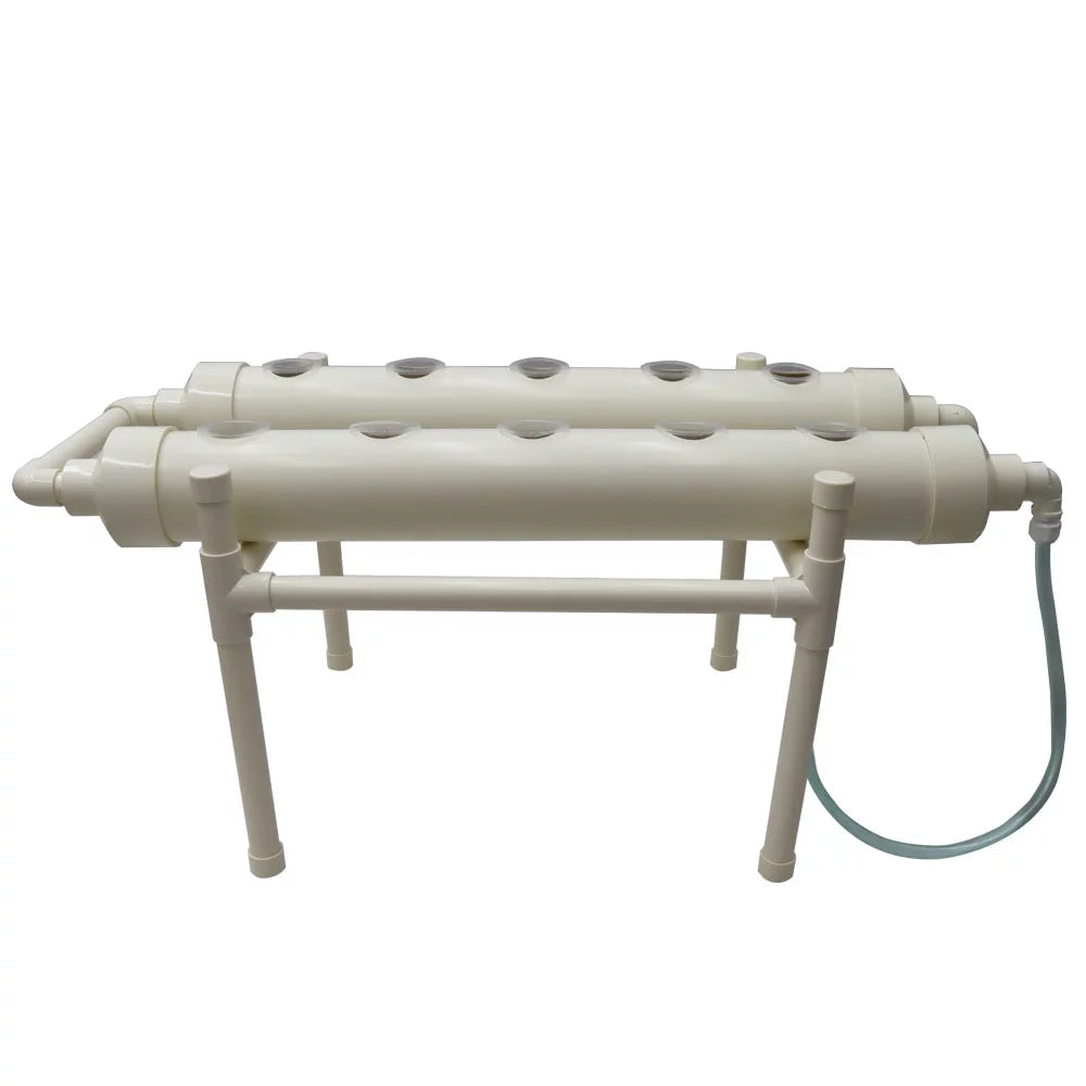 Hydroponic Gardening Planting System 10 Plant Website Growth Kit with Two Tubes and One Floor