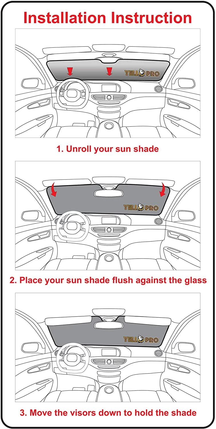 Front Windshield Sunshade for 2016-2023 Mazda -5 Miata Coupe & Convertible