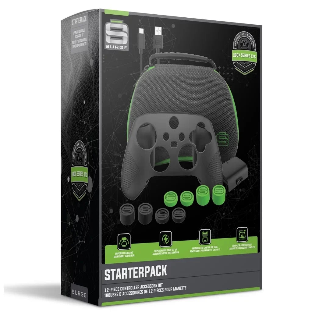 Microsoft Xbox Series  512GB Digital Console with Extra Wireless Controller - Pulse Red - Surge 12 Piece Accessory Kit and  Dual Charge Base with Microfiber Cleaning Cloth