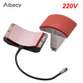 Aibecy Hat  Press Heating Transfer Attachment Silica  5.5x3 Inch for Heat Press Machine Hat Heating Machine