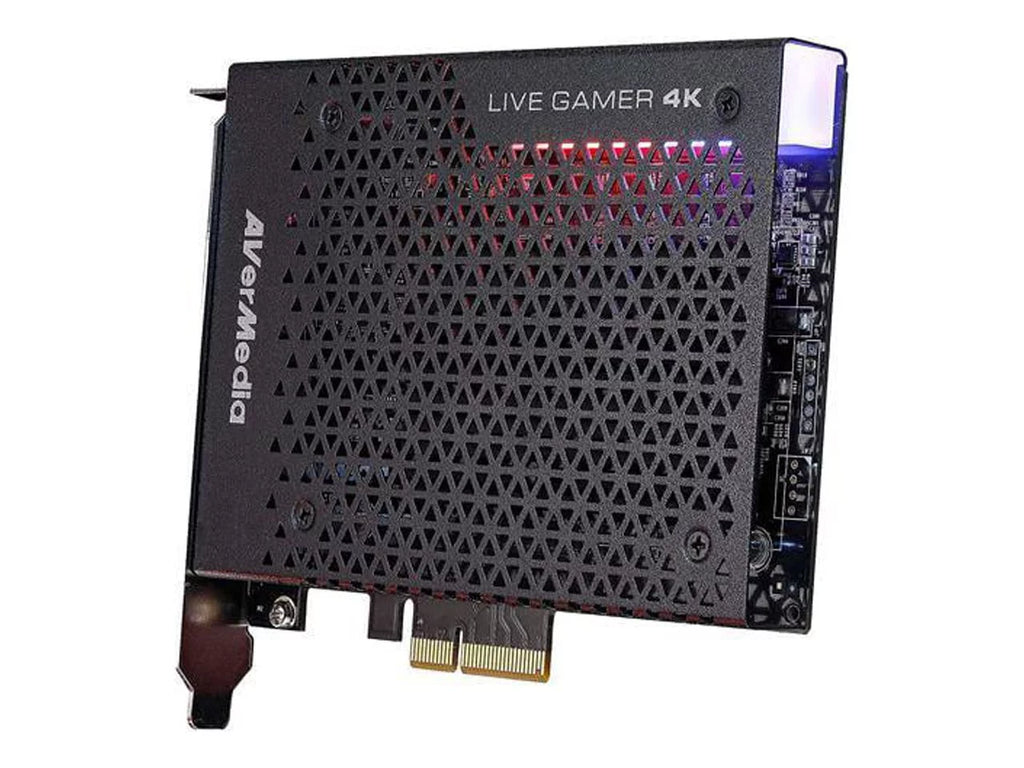 AVerMedia Live Gamer 4K - 4Kp60  Capture Card, Ultra-Low Latency for Broadcasting and Recording  Pro and Xbox One , PCIe Gen2x4 ()