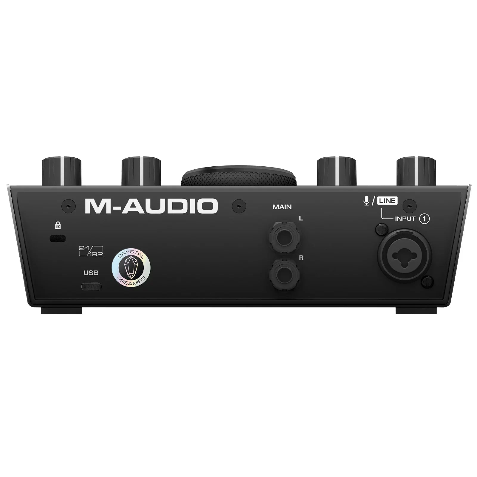 '-Audio  192 | 4 2-In/2-Out 24/192  Audio Interface with Universal 10FT Yellow Sure-Fit  Cables Package