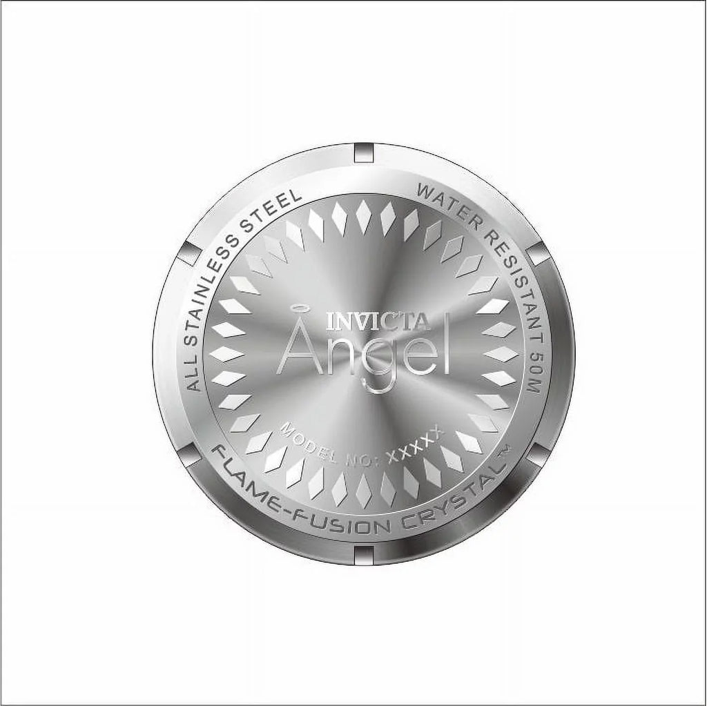 Invicta Angel Crystal White Mother of Pearl Dial Ladies Watch 28686