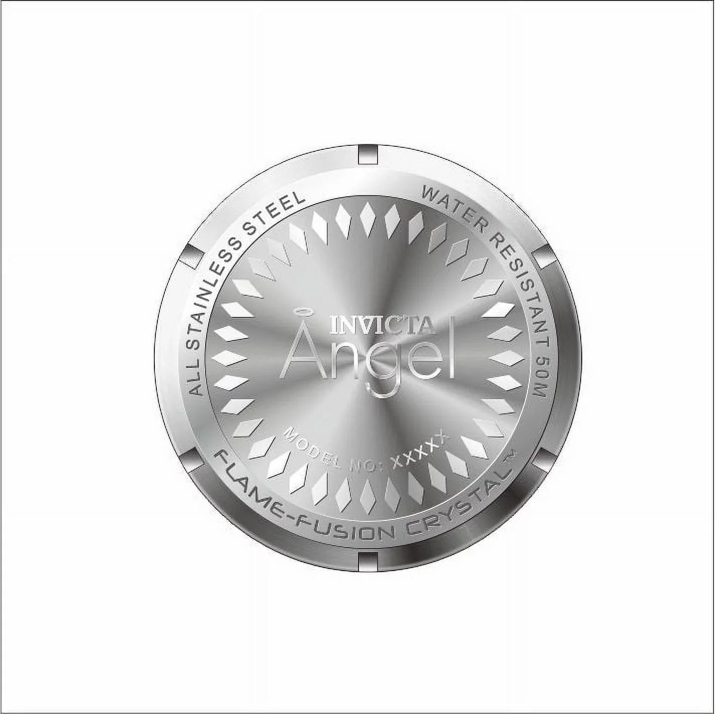 Invicta Angel Crystal White Mother of Pearl Dial Ladies Watch 28686