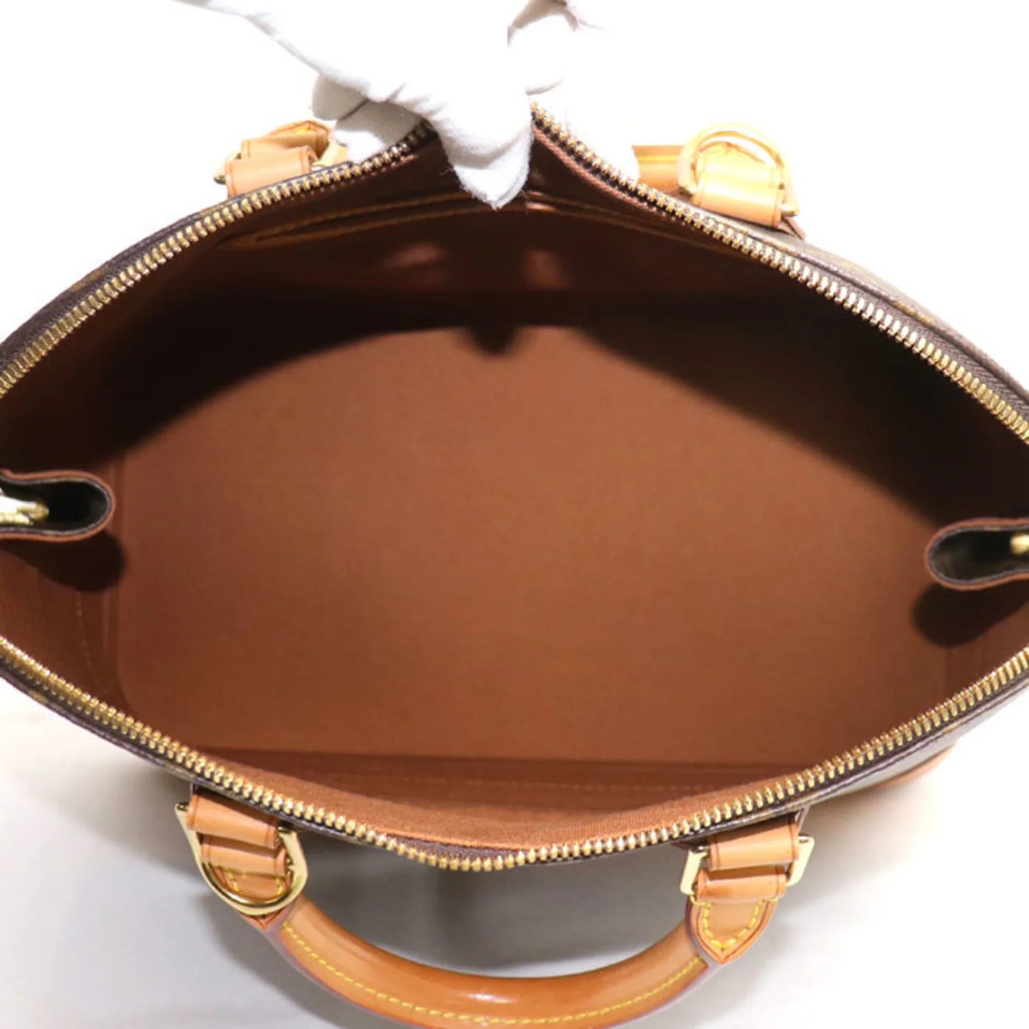 Pre-Owned   Alma Handbag Monogram Brown   Women's (Good)