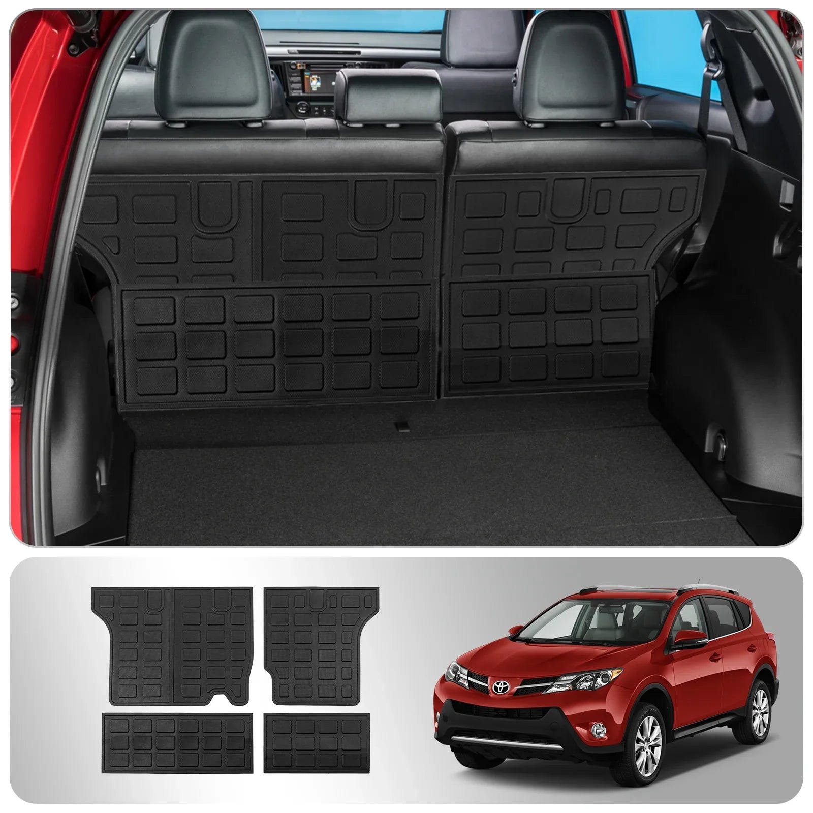 Fit 2013-2018 Toyota  Trunk Mat Cargo Liner Trunk Liner Toyota Rav4 Accessories (Non-Hybrid)