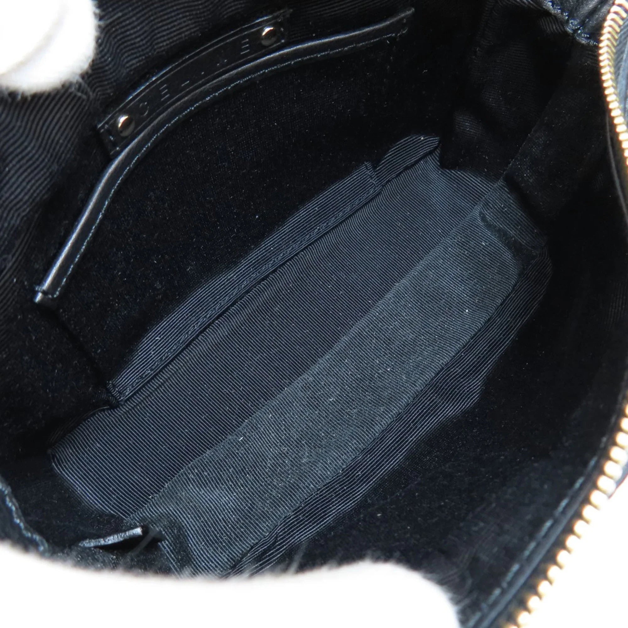 Pre-Owned Celine boogie bag handbag satin ladies  (Good)
