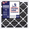 Filter King 24x25x1 Air Filter | 4- | Carbon  8  Pleated / Furnace Filters |    | Actual Size: 24 x 25 x .75"