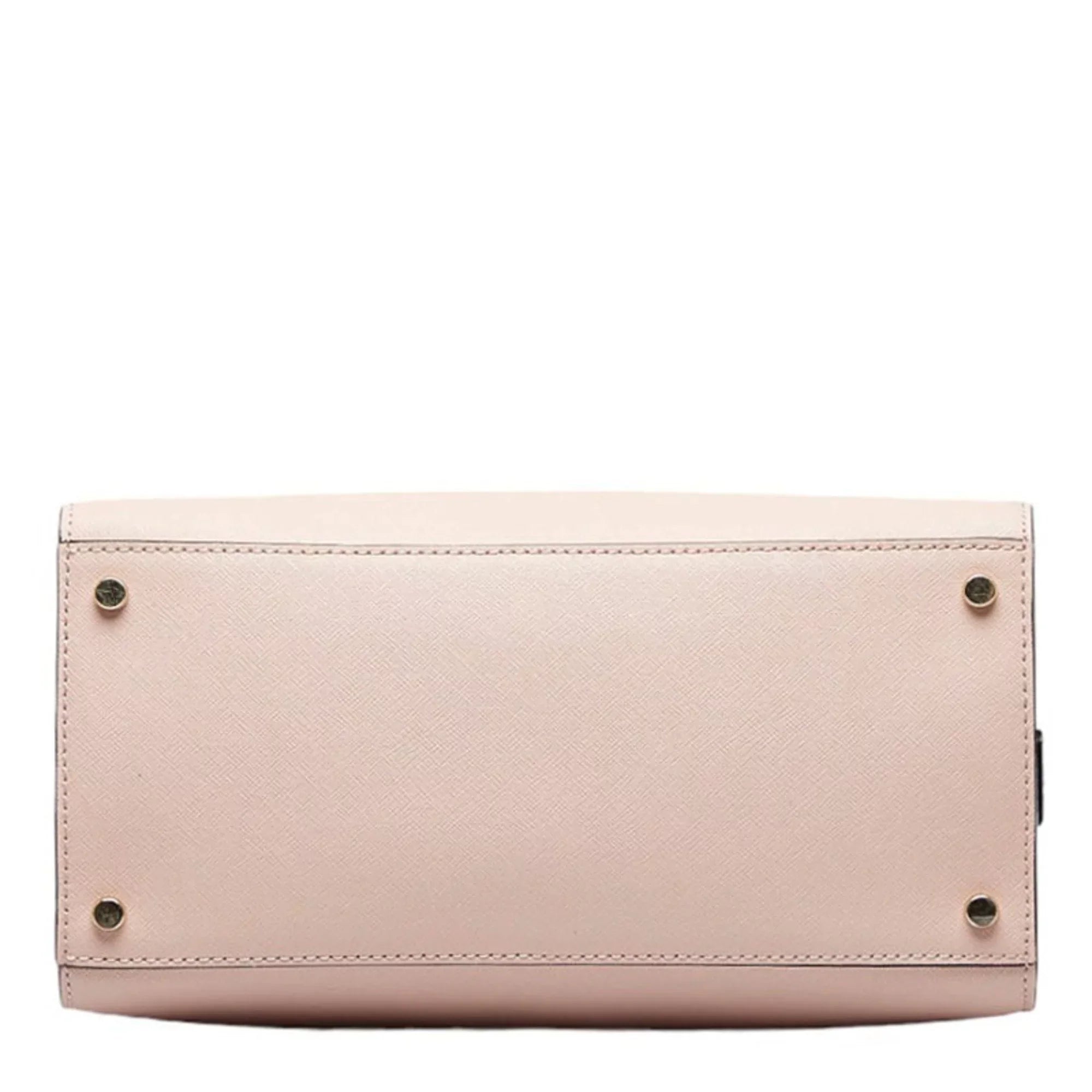 Pre-Owned Kate spade     handbag  pink black leather ladies Spade (Good)