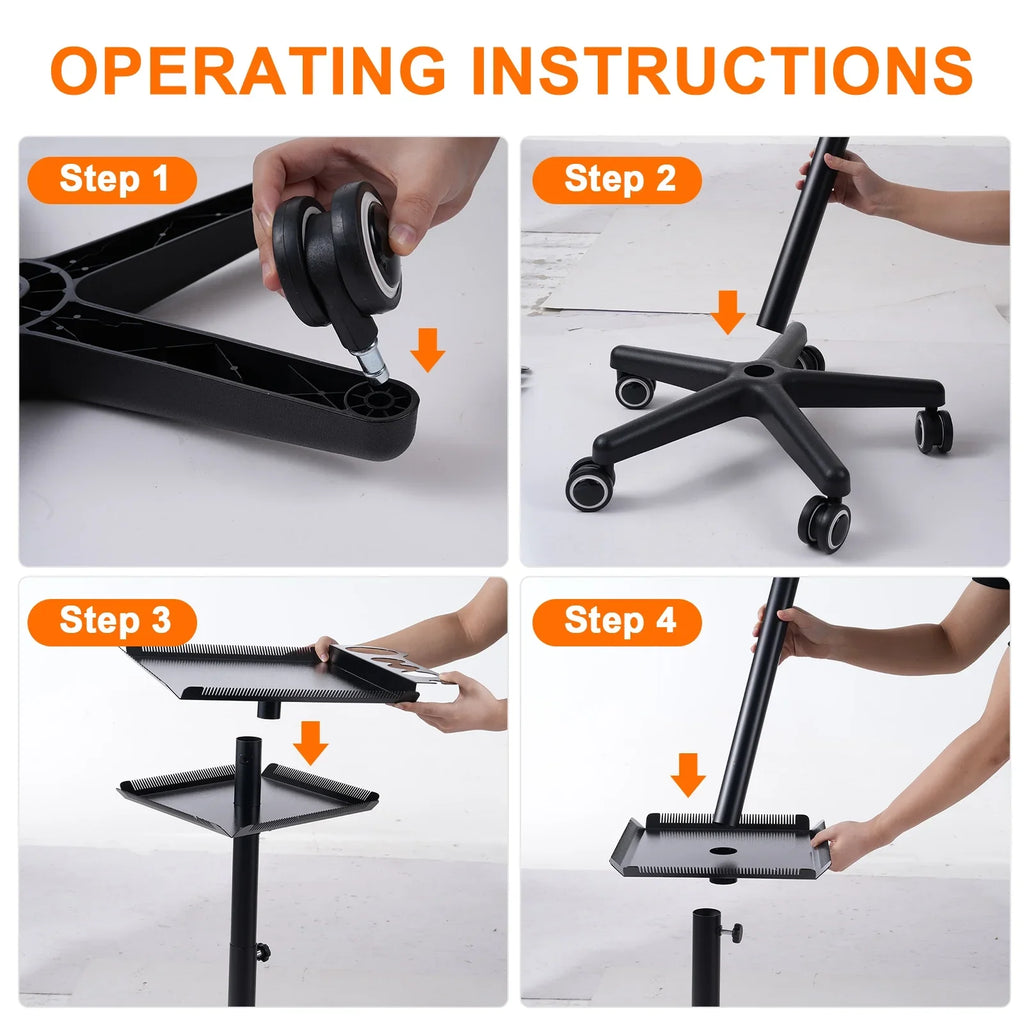 Bestauty Trolley,Hair Hair Movable Cart Salons Salon Stand Station Hair Stylist Hair With Cart Beauty Salon Adjustable Salon Cart Salon Clinic Spa Station On Wheels With 2 Adjustable Salon Station On