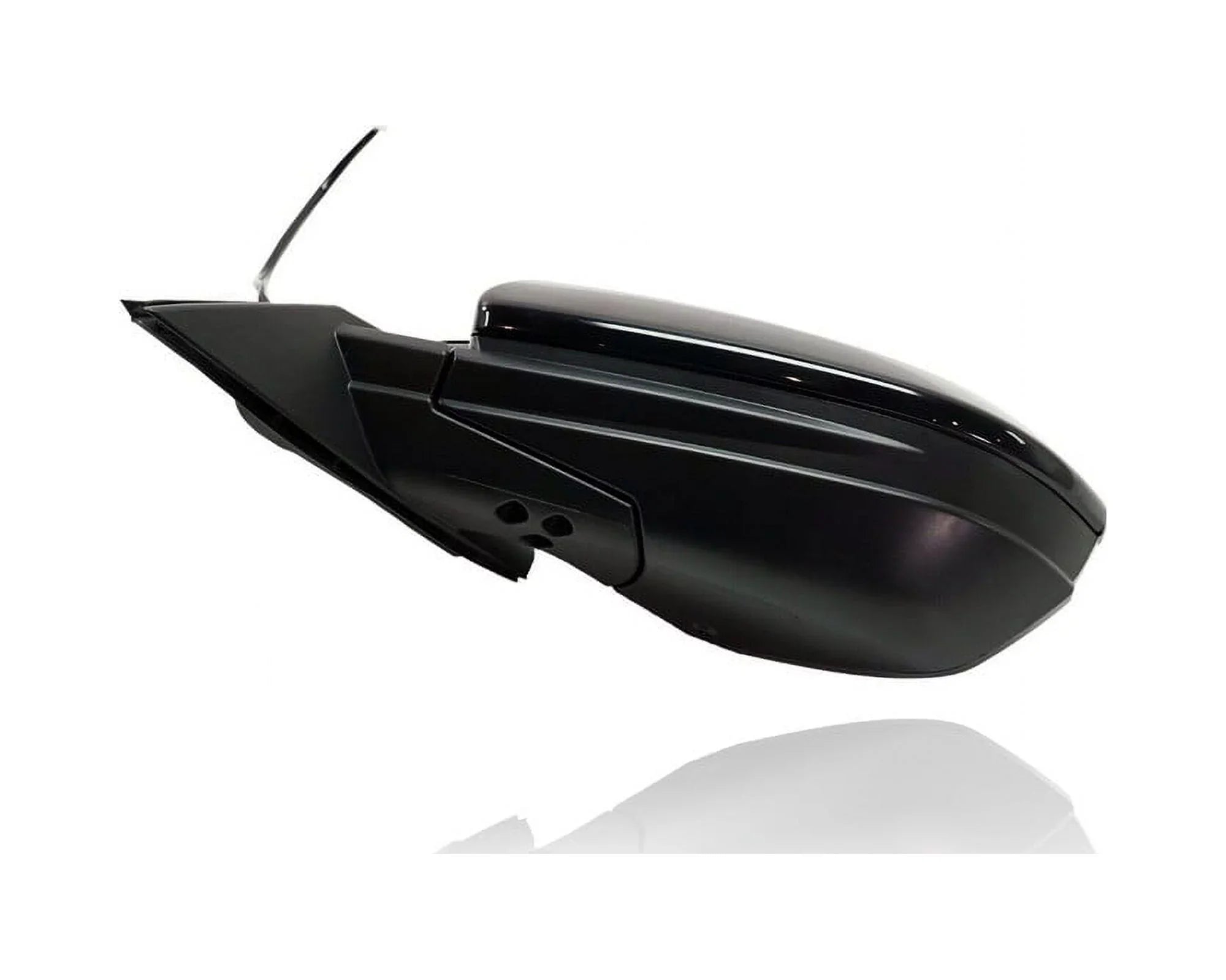 Door Mirror - Compatible/Replacement for '19-21 Honda Insight  - Powered, Heated Without Side View Camera, Matte-Black Cover - Left Hand - Driver - 76258TXMA01ZA
