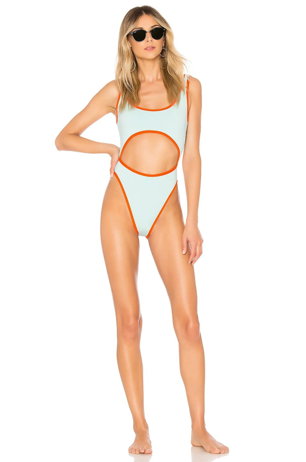 *Space   Kira Cut Out One Piece Swimsuit,  12