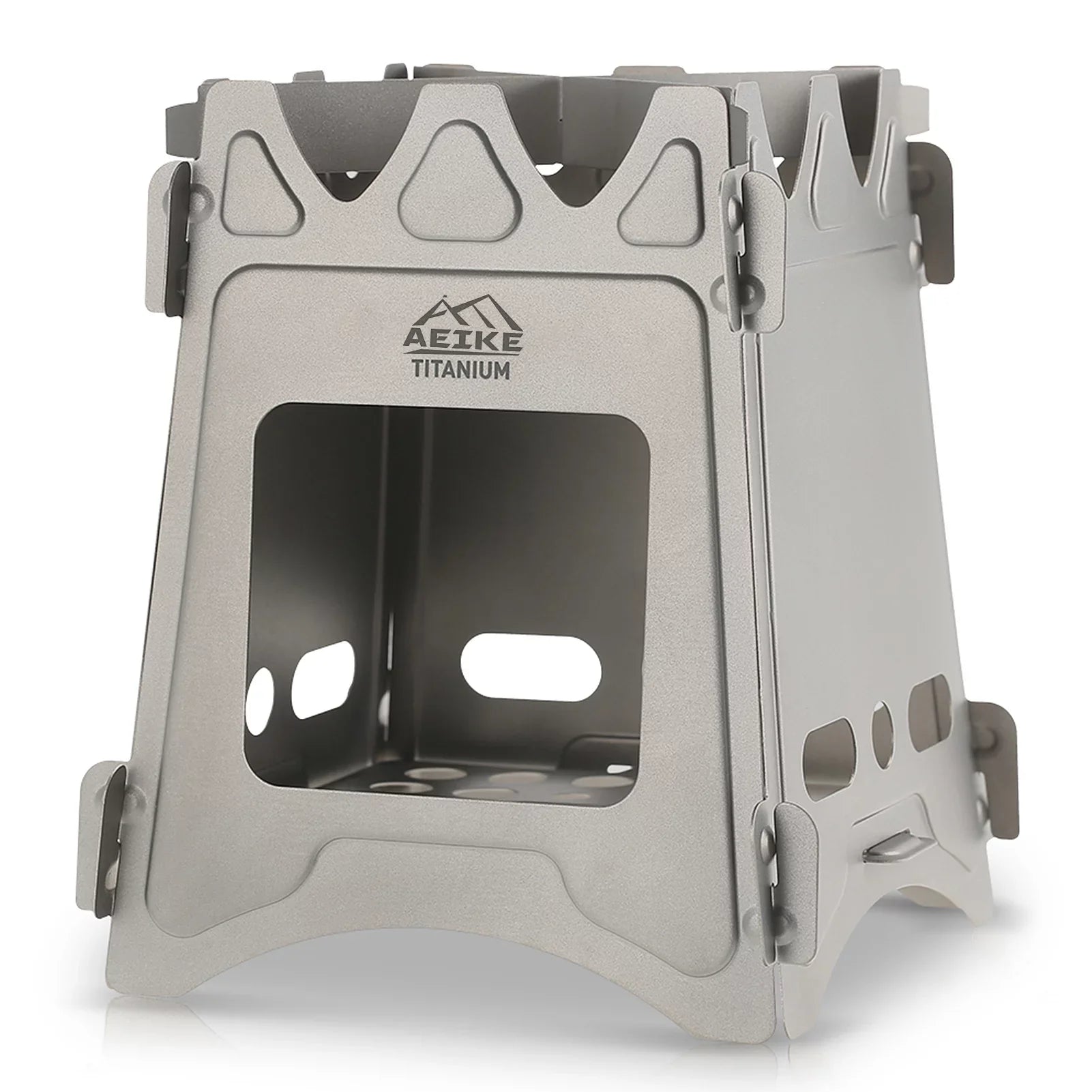 Aeike Camping Wood Stove Portable Folding Lightweight Wood Burning Backpacking Stove for Survival Cooking Picnic
