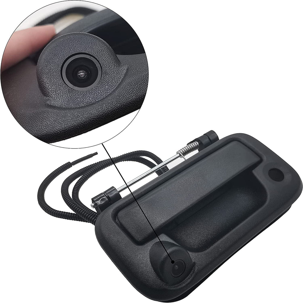 Tailgate Handle with Camera, : #8L3Z-9943400-, Compatible with Ford , , , ,  (Black)