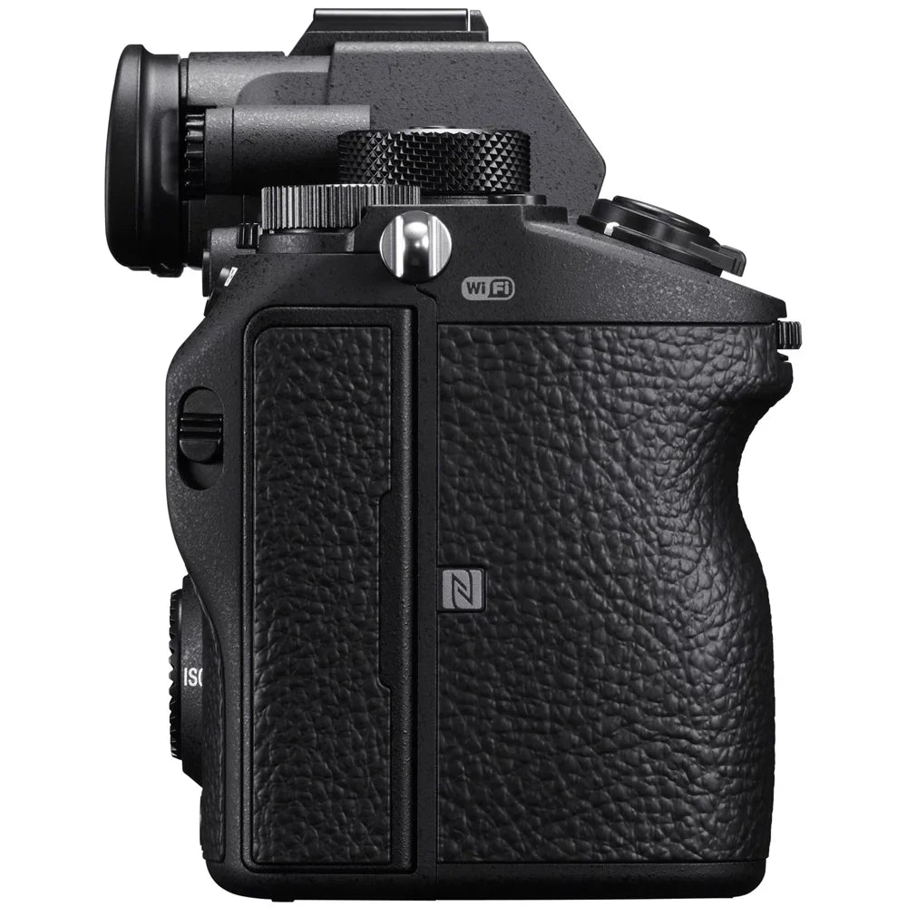 Sony a7III 24.2MP Full Frame Mirrorless Interchangeable Lens Camera Body + 64GB Memory & Flash a7III Accessory Bundle