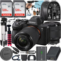 Sony Alpha a7  Mirrorless Digital Camera with  28-70mm Lens + 2 Pack SanDisk 128GB Card + Case + Tripod + ZeeTech Accessory Bundle