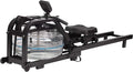 Water Rowig Machie Idoor Water Rower Adjustable Resistace With  Moitor Home Gym Equipmet For Whole Body Exercise Traiig