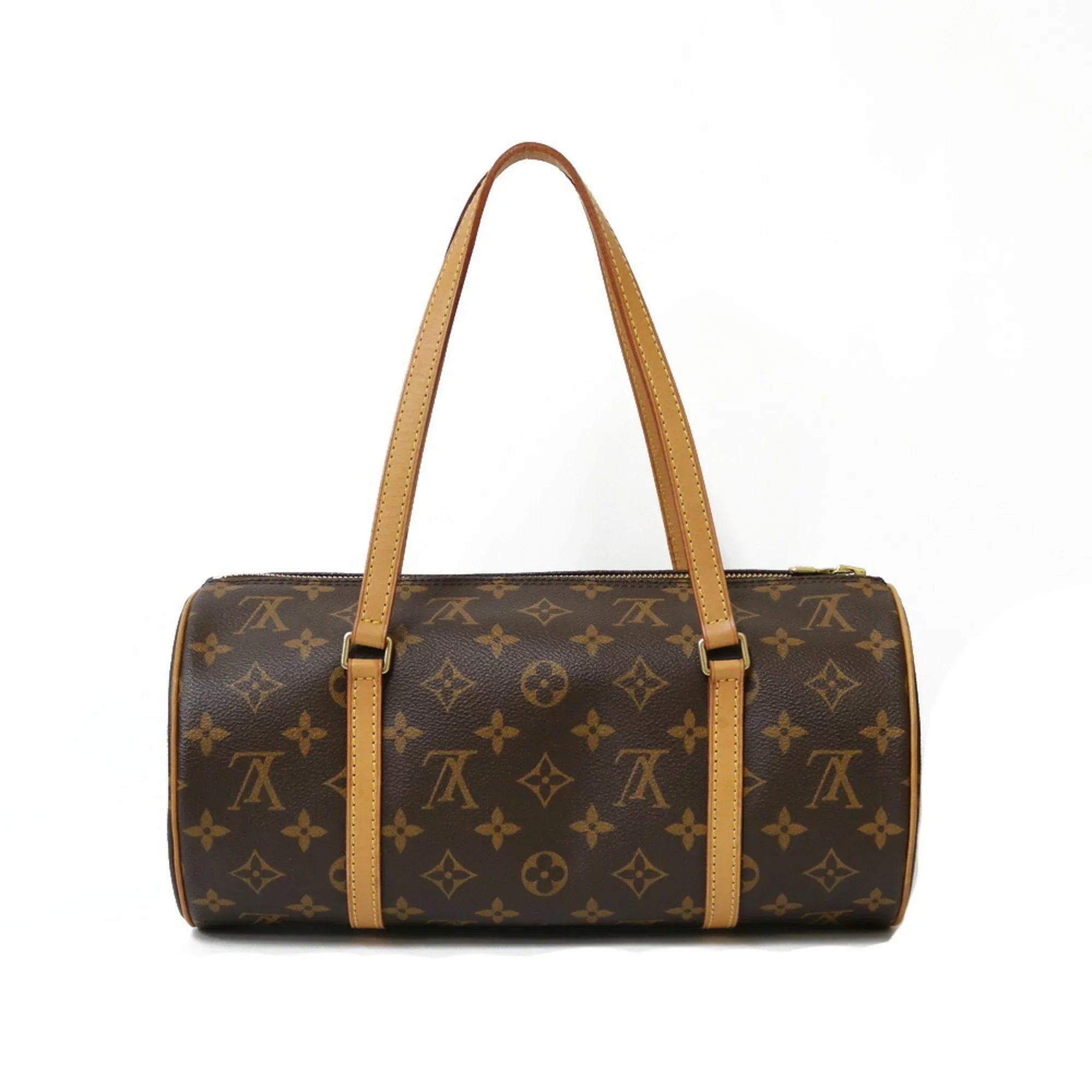 Pre-Owned   Shoulder Bag Monogram Papillon 30  Brown Women's Canvas (Good)